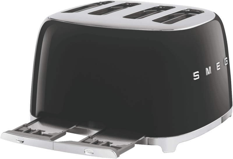 Smeg TOASTER 50's STYLE 4 SLOT BLACK