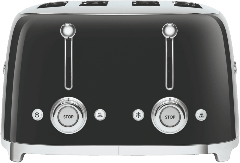Smeg TOASTER 50's STYLE 4 SLOT BLACK