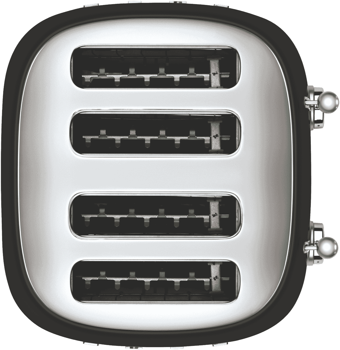 Smeg TOASTER 50's STYLE 4 SLOT BLACK - Layaway AU