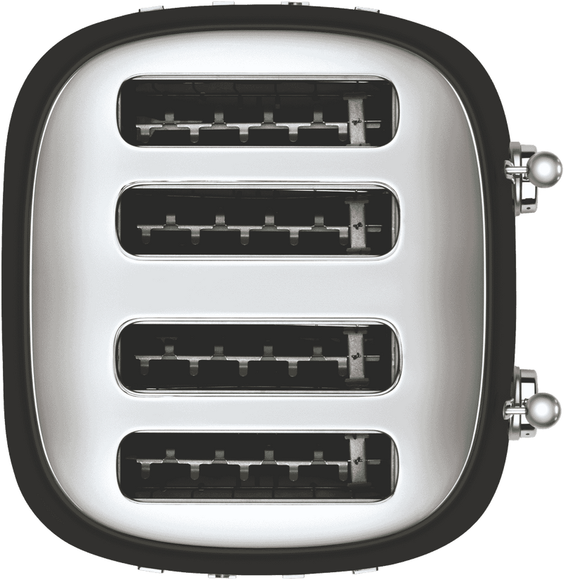 Smeg TOASTER 50's STYLE 4 SLOT BLACK