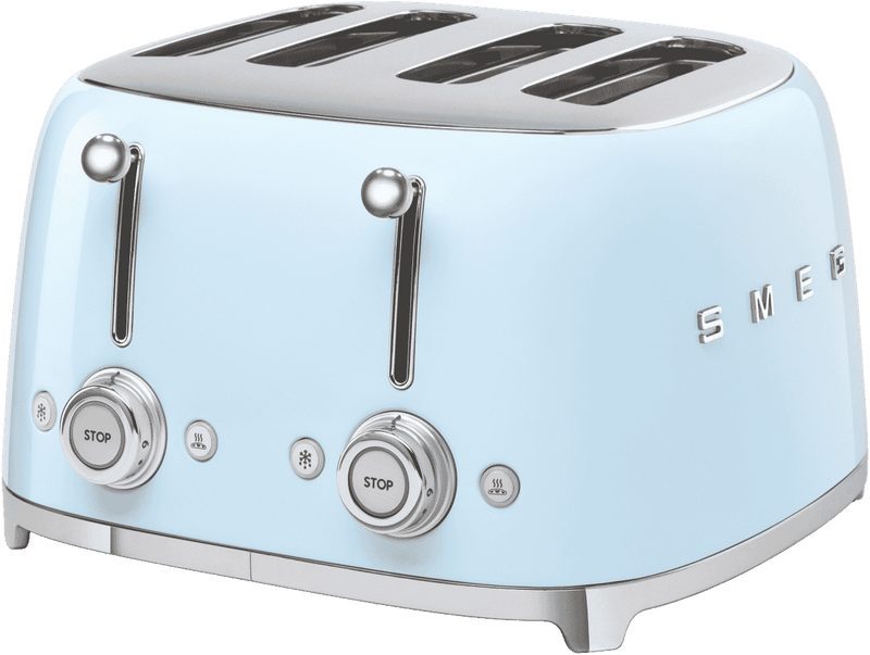 Smeg TOASTER 50's STYLE 4 SLOT PASTEL BLUE