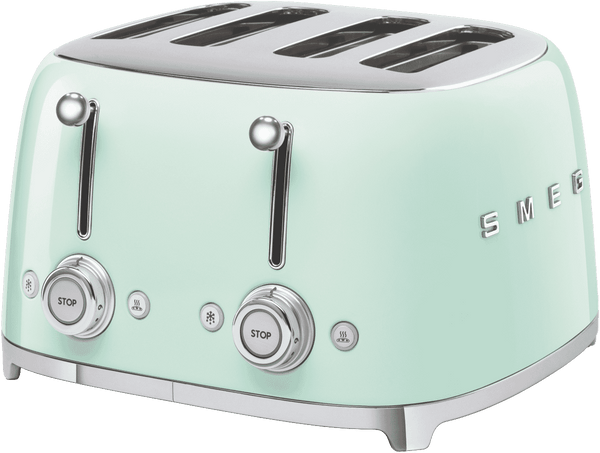 Smeg TOASTER 50's STYLE 4 SLOT PASTEL GREEN