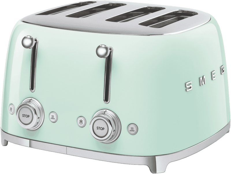 Smeg TOASTER 50's STYLE 4 SLOT PASTEL GREEN