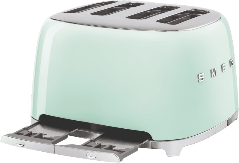 Smeg TOASTER 50's STYLE 4 SLOT PASTEL GREEN