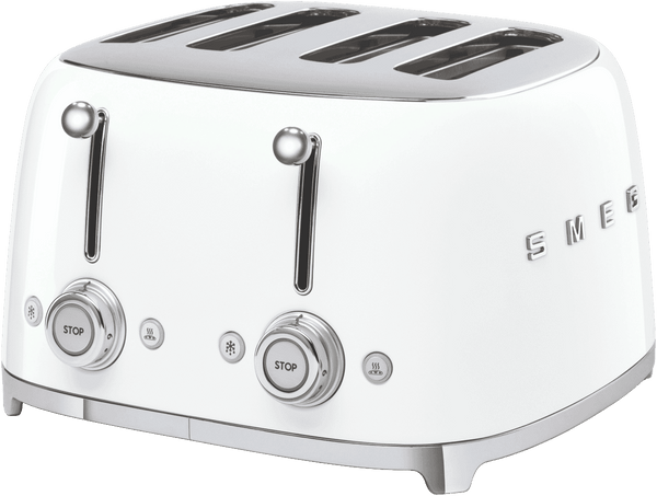 Smeg TOASTER 50's STYLE 4 SLOT WHITE