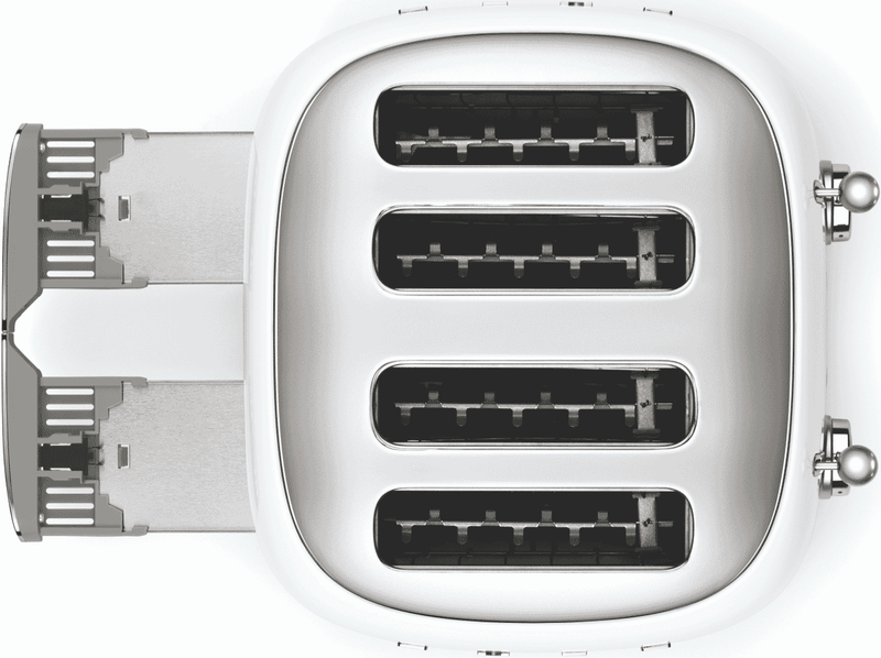 Smeg TOASTER 50's STYLE 4 SLOT WHITE
