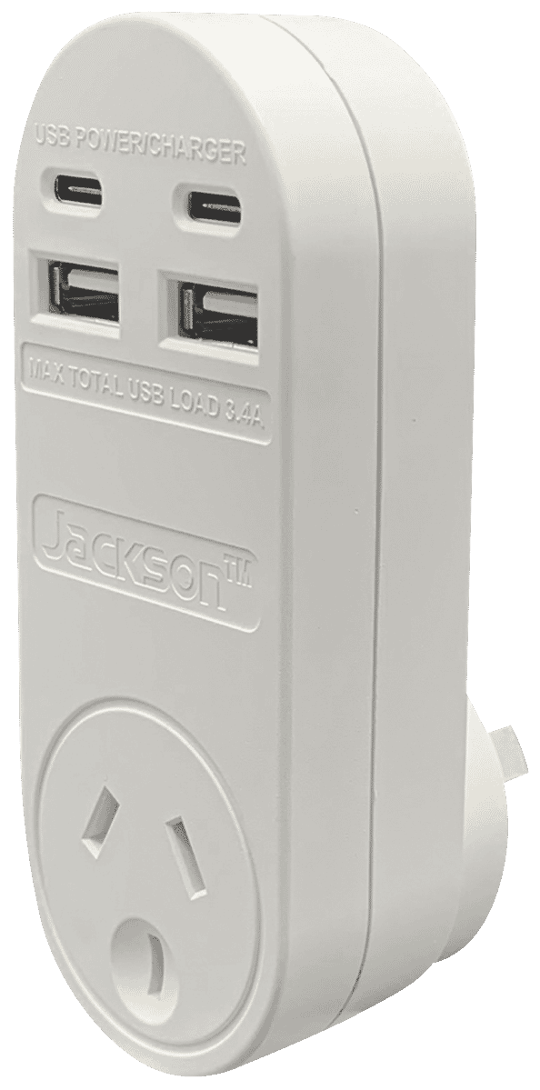 Jackson Dual USB-A & USB-C AC Charger