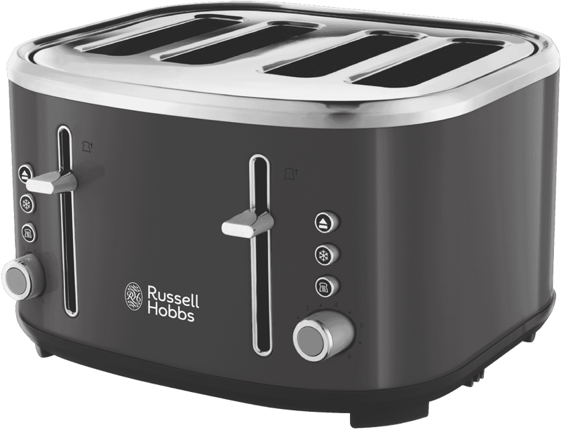 Russell Hobbs Legacy 4 Slice Toaster - Charcoal
