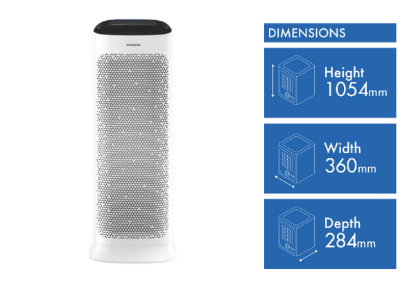 Samsung Air Purifier with 3 Way Air Flow