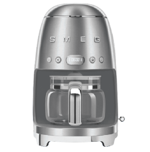 Smeg Drip Coffee Machine Brushed Metal