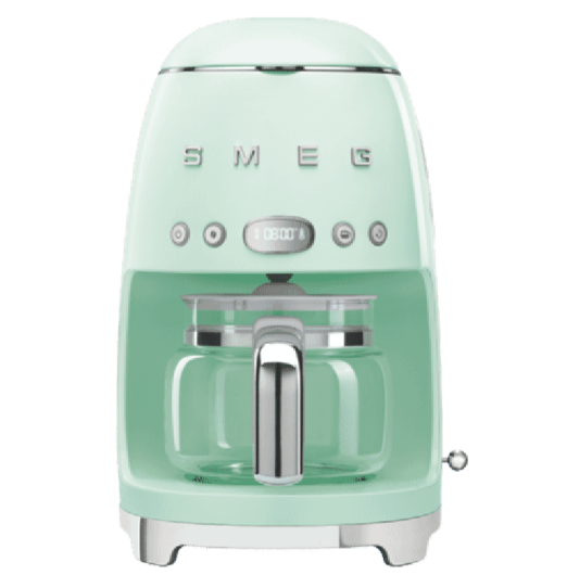 Smeg Drip Coffee Machine - Pastel Green