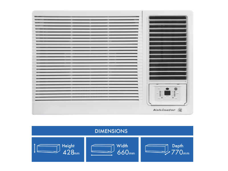 Kelvinator C5.2kW H4.8kW Reverse Cycle Box Air Conditioner