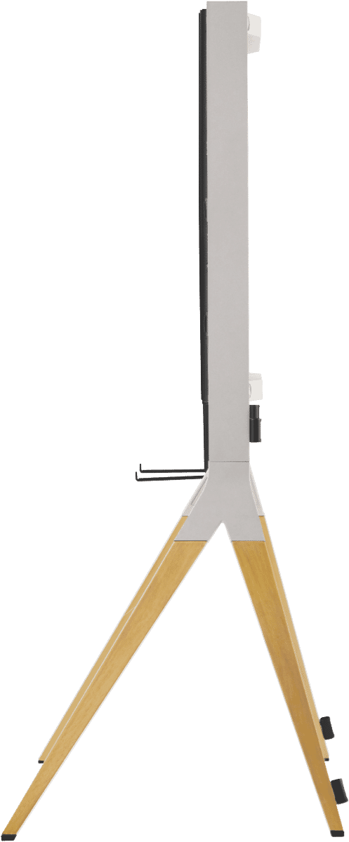 One For All Falcon TV stand - Oak/Silver