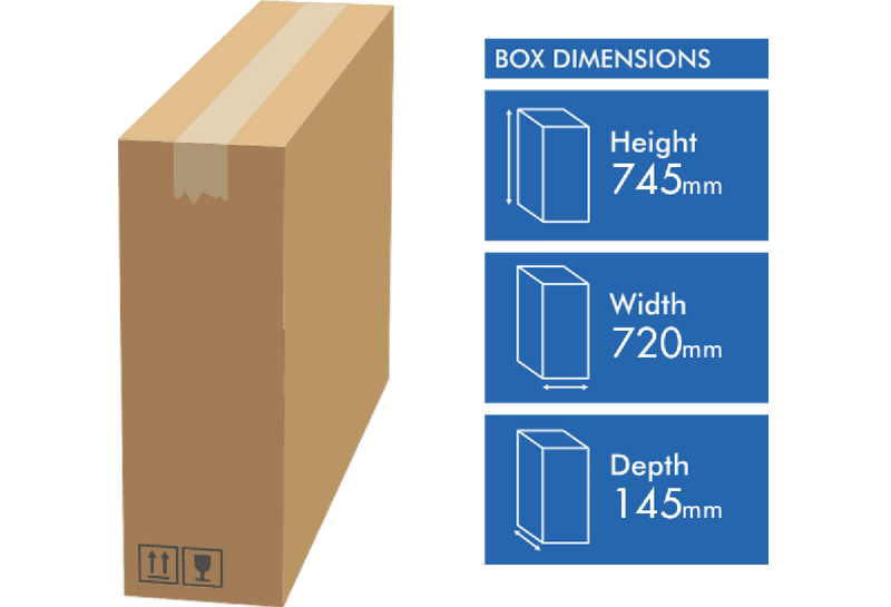 One For All Falcon TV stand - Oak/Silver