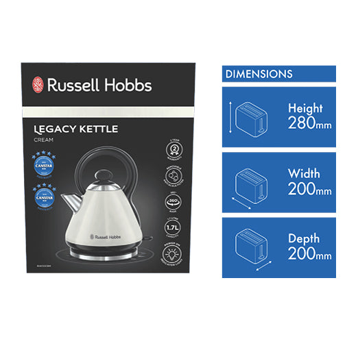 Russell Hobbs Legacy Kettle Cream