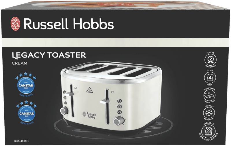 Russell Hobbs Legacy 4 Slice Toaster Cream