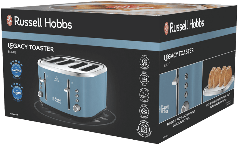 Russell Hobbs Legacy 4 Slice Toaster Slate
