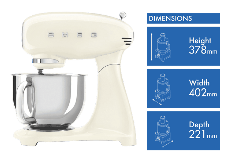 Smeg Mixer 50's Style - Cream
