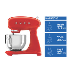 Smeg Mixer 50's Style -Red