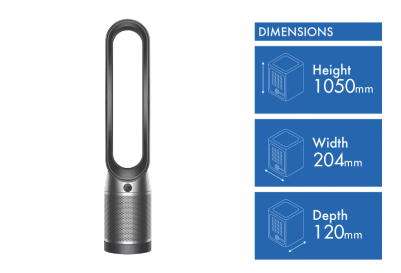 Dyson TP07 Pure cool Tower Fan Black/Nickel