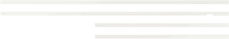 Samsung Customisable Modern Frame For 43" Frame TV, White