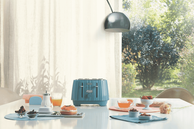 DeLonghi Ballerina 4 Slice Toaster Laguna Green