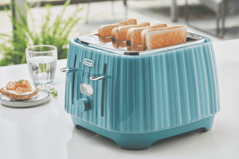 DeLonghi Ballerina 4 Slice Toaster Laguna Green