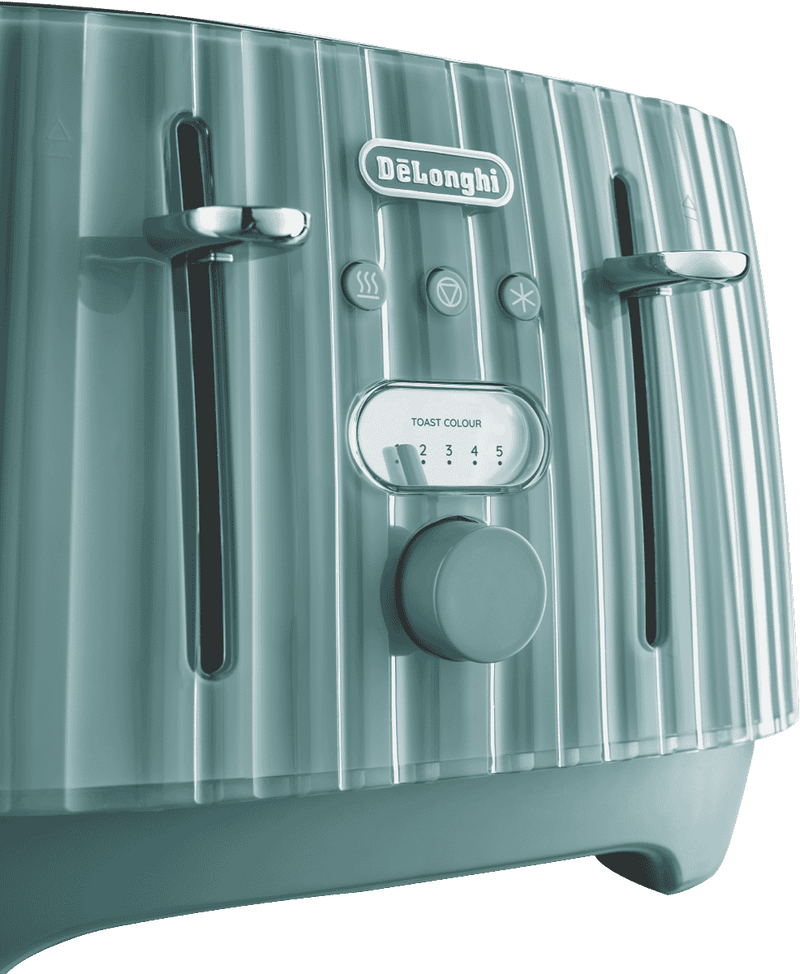 DeLonghi Ballerina 4 Slice Toaster Laguna Green