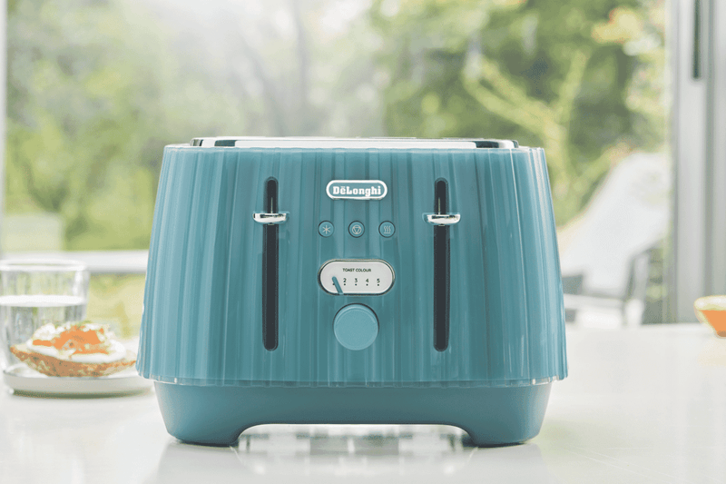 DeLonghi Ballerina 4 Slice Toaster Laguna Green