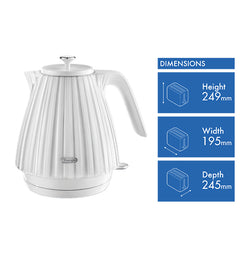 DeLonghi Ballerina Kettle Opaline White