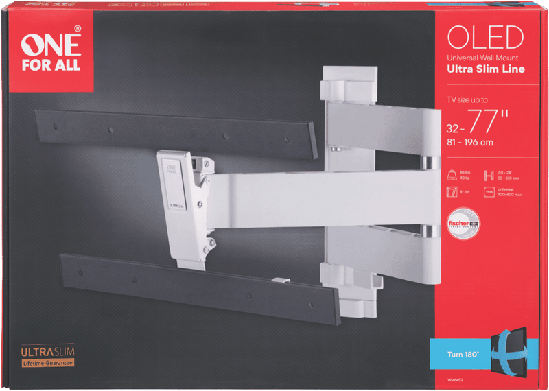 One For All Ultraslim OLED Turn Mount 32-77" (40kg)
