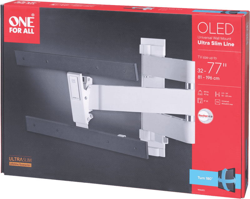 One For All Ultraslim OLED Turn Mount 32-77" (40kg)