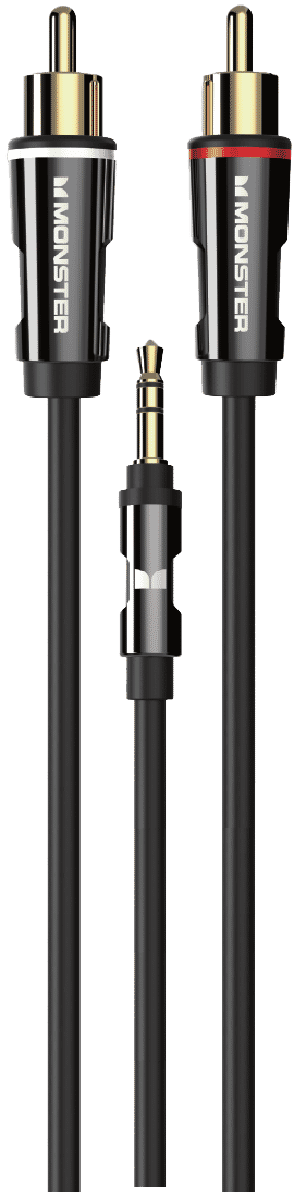 Monster Mini 1-2 RCA Audio Cable (1.8M)