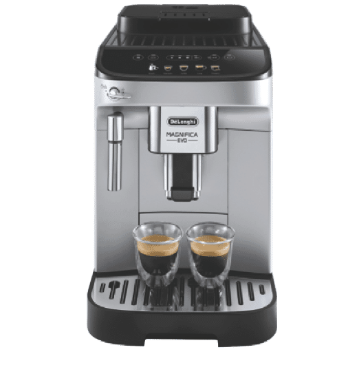 DeLonghi Magnifica Evo Fully Automatic Coffee Machine Silver Black