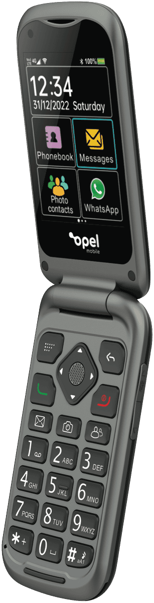 Opel TouchFlip 4G Flip Mobile Phone