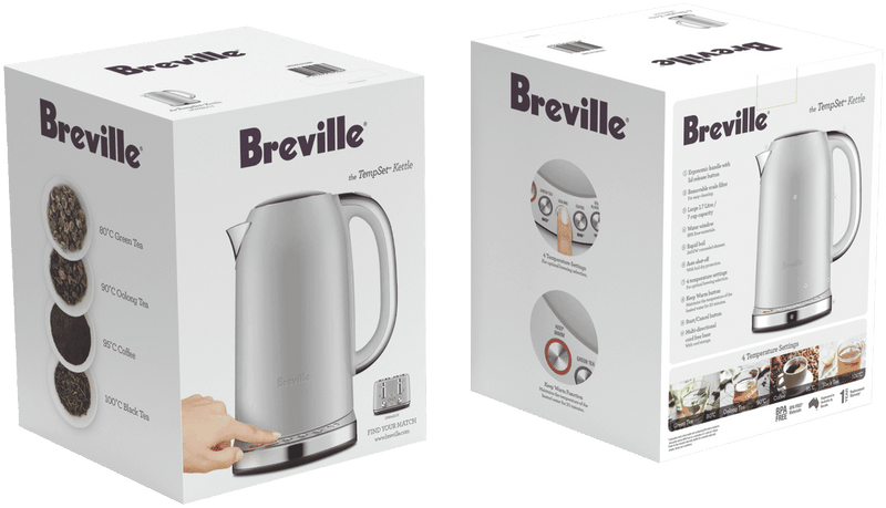 Breville the TempSet Kettle- Light Grey