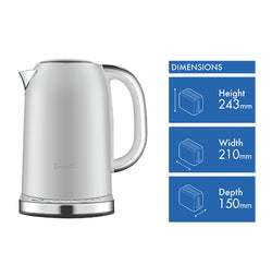 Breville the TempSet Kettle- Light Grey