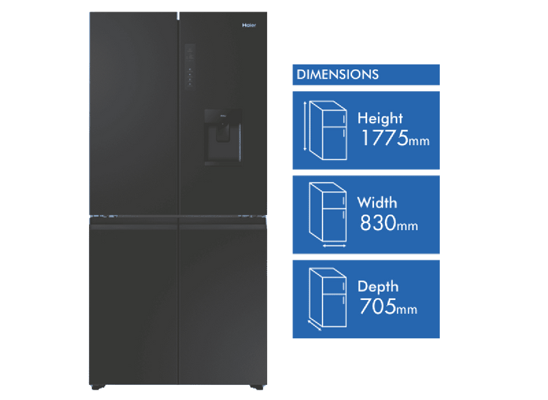Haier 507L Quad Door Refrigerator