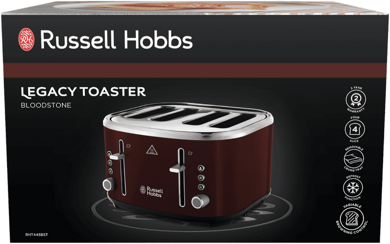 Russell Hobbs Legacy Bloodstone 4 Slice Toaster