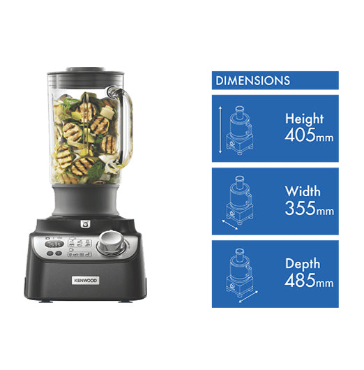 Kenwood MultiPro XL Weight + 3.5L Food Processor Black