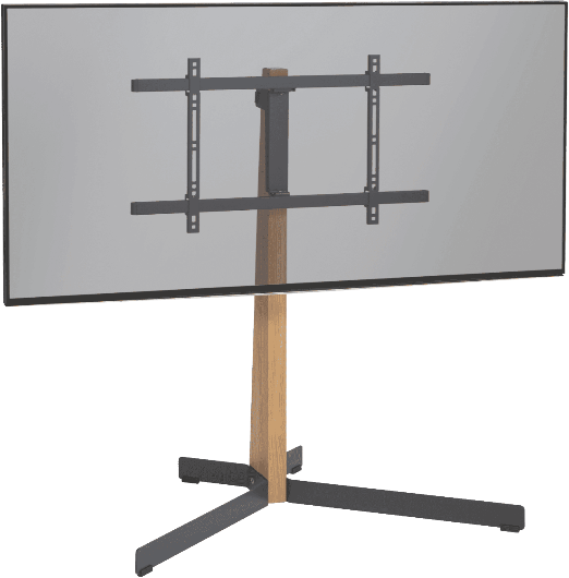 Vogels TV Floor Stand (Up to 77") Black & Oak