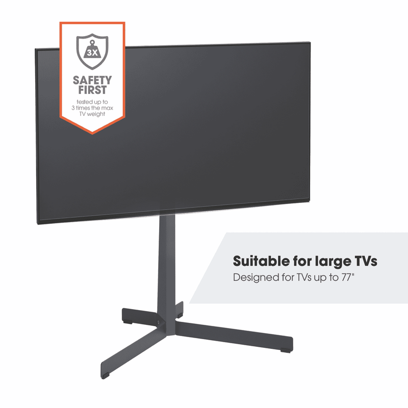 Vogels TV Floor Stand (Upto 77") Black Steel