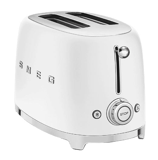 Smeg 50's Style 2 Slice Toaster Matte White
