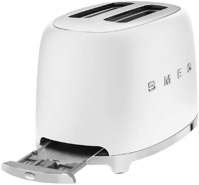 Smeg 50's Style 2 Slice Toaster Matte White