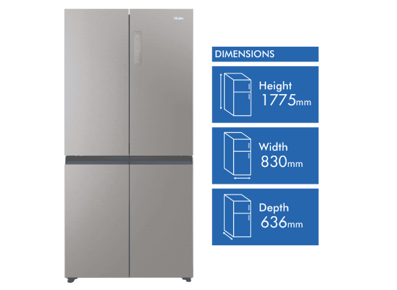 Haier 463L Quad Door Refrigerator