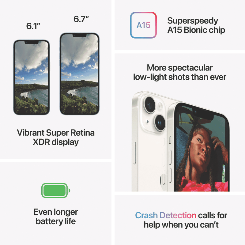 Apple iPhone 14 128GB Starlight