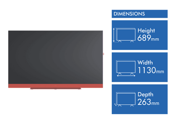 WeByLoewe PF WE.SEE 50" UHD HD SMART E-LED TV SET CR