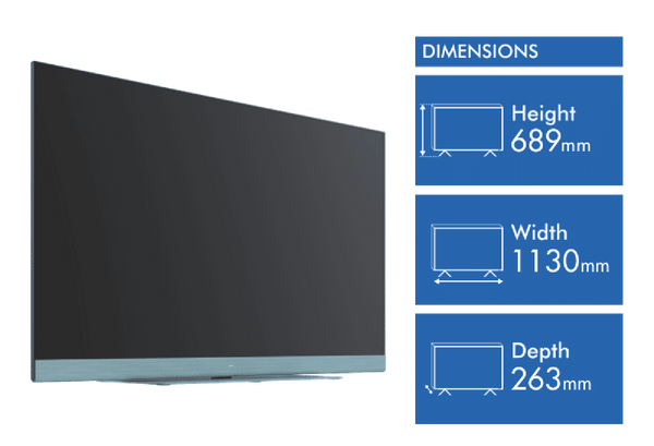 WeByLoewe PF WE.SEE 50" UHD HD SMART E-LED TV SET AB
