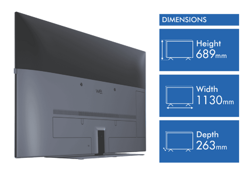 WeByLoewe PF WE.SEE 50" UHD HD SMART E-LED TV SET SG
