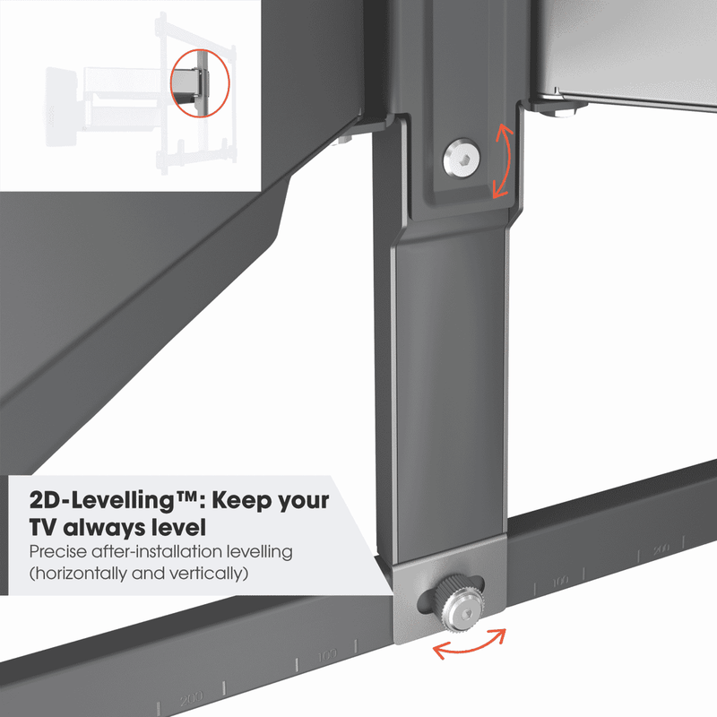 Vogels Ultra-Slim Elite Forward Full Motion TV Wall Bracket (Extra Large (55-100")